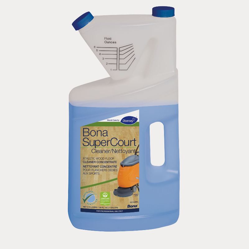 BONA SUPERCOURT WOOD FLO OR CLEANER 1GL 4/CS